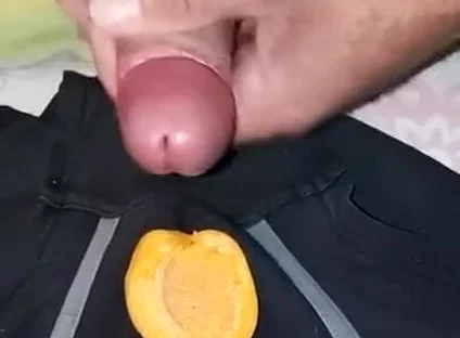 Breakfast with apricot and sperm