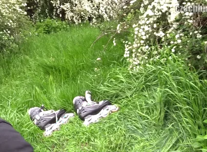 Czech Hunter - Twink Was Chilling in the Park and Craved Some Anal