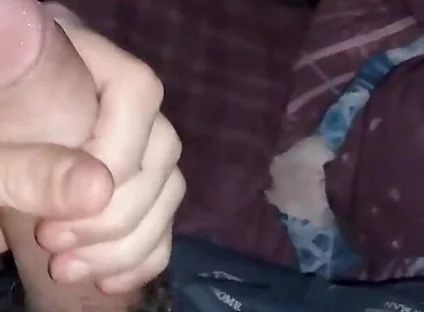 A Strong Erection at Night and a Little Masturbation!