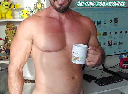 Gamer Guy with a Big Cock
