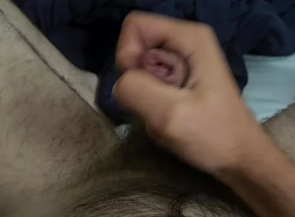 Wanking My Big Hard Cock POV