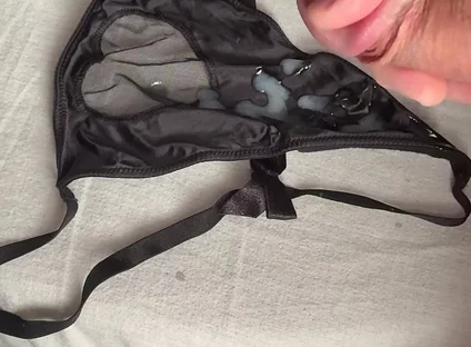 Cum on Wife’s Panties 10