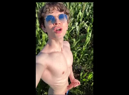 Corn Fields and a Big Dick Around
