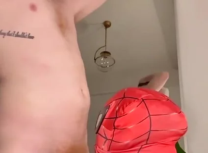 Stretching Spider-man