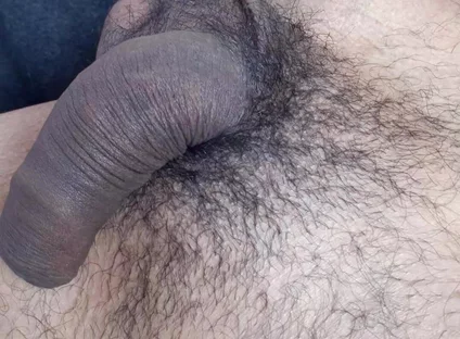 Soft Black Cock Close up