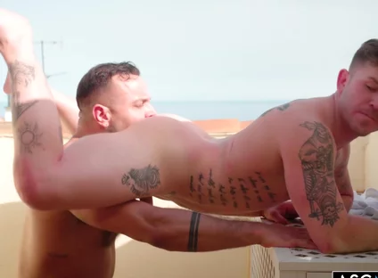 Sir Peter And Andrew Delta In Cant Help But Notice The Oversized Bulge On Hung Beach Goer
