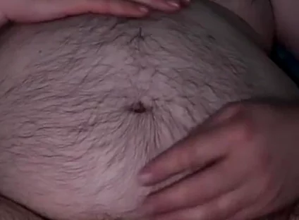 Worship Hairy Big Belly and Sniffing Yellow Piss-stained Undies