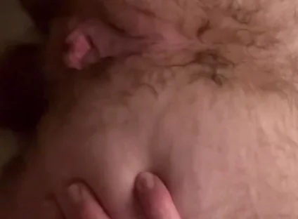 Just Pushing Out a Load From My Hairy Ass