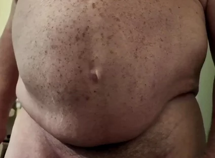 Bearded Bear Jerks a Fresh Load