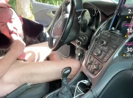 Three hungry share my big thick cock at a crusing spot