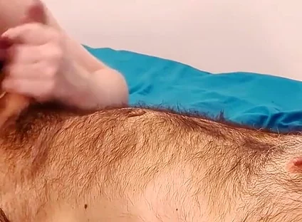 Masked Daddy Rides Bear Till He Shoots
