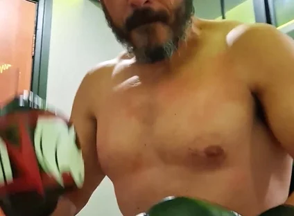Gouine Wrestler - POV Muscle Worship Training Session
