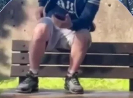 Amateur Boy Lost a Bet and Had to Expose and Touch His Cock in a Park