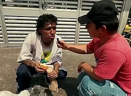 A Beggar From Bucaramanga Is Picked Up Off The Street By A Gay Man, Who Takes Him To A Motel Under The Pretext Of Helping Him, In Reality He Fucks Him