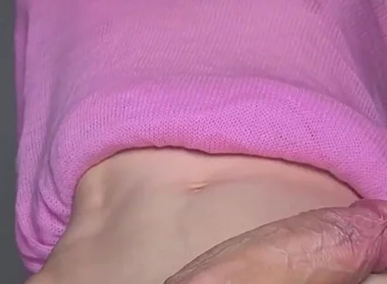 Dildo Makes a Femboy with a Big Dick Cum