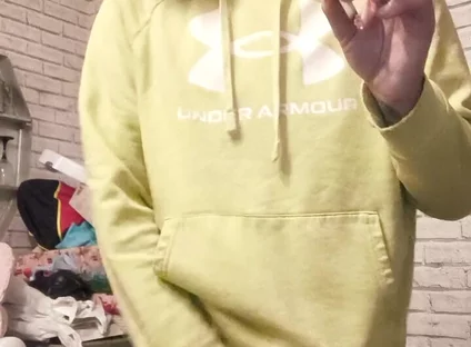 Smoking and Playing with My Big Dick