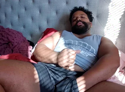 BBC Stepdaddy Cums with a Mini Vibrator in His Ass