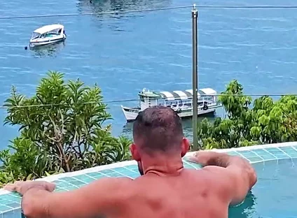 Swim Trunks Full of Dick