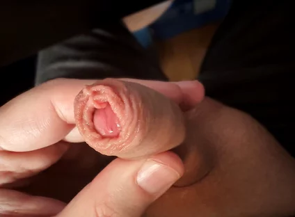 Play with My Little Cock and the Long Foreskin (slow Motion)