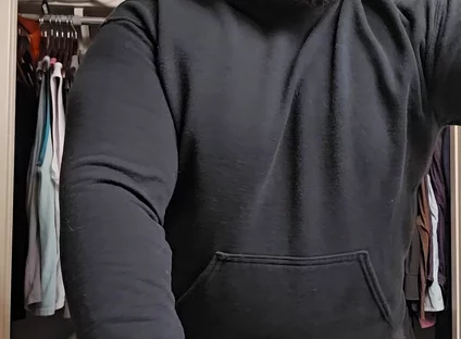Thick Bearded Stepdaddy Blows Load Through Pajama Pants
