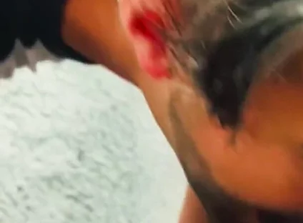 Afroblackxxx Gives Merciless Oral to Deepthroatxxxxl