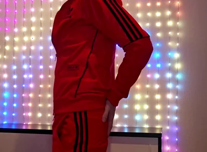 Red Adidas Tracksuit