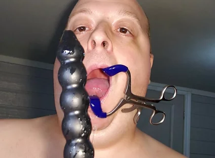 Mouth Spreader Deepthroat 3 Huge King Cock Dildo