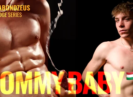 Blond Hungarian Muscular Twink Got Edged Ending with Huge Cumshot