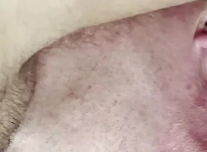 Foot Fetish, Slave Sucks Toes and Eats Cum, Slaps, Cums in Mouth Twice