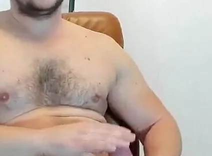 Spit Play on My Fat Cock and Heavy Head Massage and Nipples Play Untill I Cum Hard