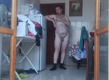 Naked Boy All Alone