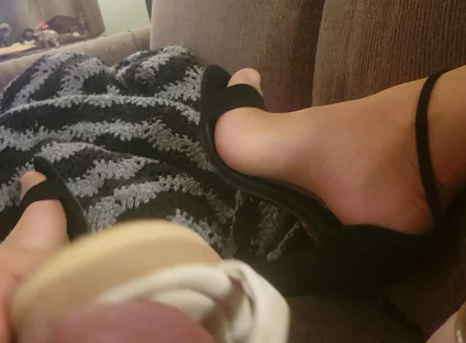 Fucking Girlfriend's Shoes in Nylons and Brittany's Heels