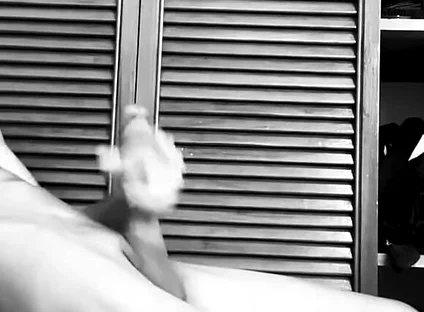 Monochrome BBC Stroking Session - Intense Handjob and Cum Black20one