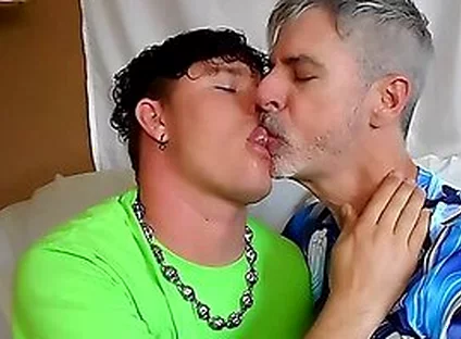 Richard Lennox And Leo Blue Share An Intense Stepdaddy Boy Makeout Session