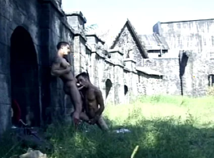 Young Hung Muscle Stud Pounds His Lover Anal Outdoors and Shoots a Thick Cumshot