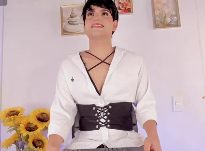 Cute Femboy Ken Masturbates and Bounces Fat Ass on Hard Cock Alone at Home