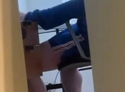 Caught My Straight Flatmate Jerking off to Porn