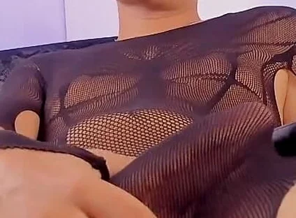 Good Boy Femboy Ken Masturbates in Tights and Asks to Be Watched