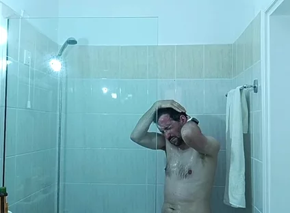 Masturbating Alone in the Shower, Almost Caught Masturbatin