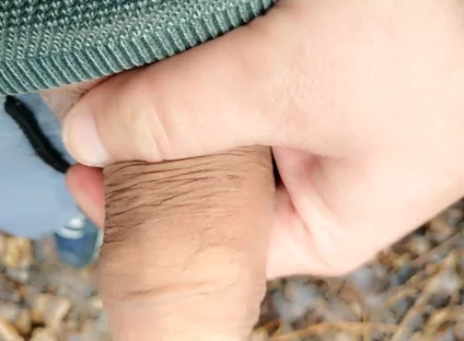 Cheesy Dirty Unwashed Cock Outdoor Walking Part 1