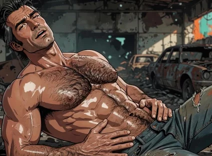 Hairy Chest Men Animation