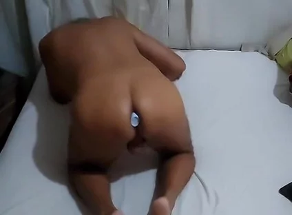 Ladysilva Showing off in the Live Chat Naked with a Dildo Stuck in Her Hot Ass