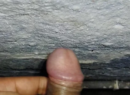 Penish Massage with My Hand in Bathroom