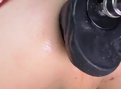 Cute Femboy Ass Is Experiencing a Big Dildo