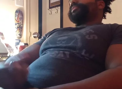 BBC Bear Cam Show Jerk and Cum