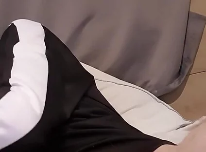 Young Looking Horny Twink Home Alone with Massive Floppy Cock