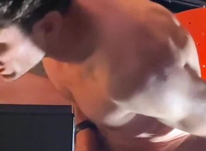 Solo Jerk in Garage, Discreet, but Still Classic Voyeuristic