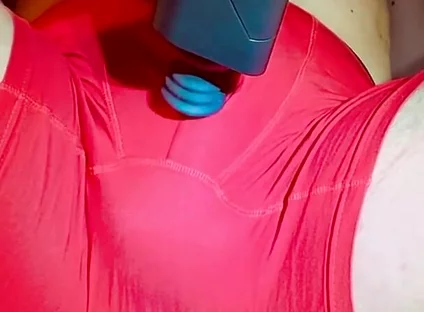 Cumshot in Panties From a Powerful Massager!