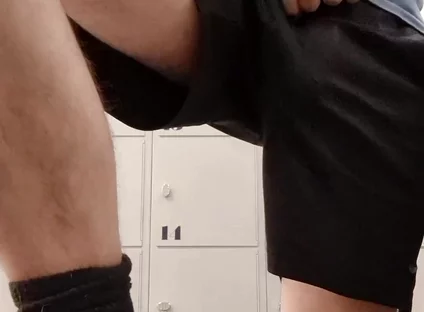 At the Gym Locker Room