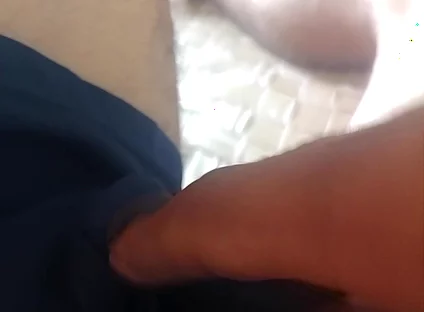 Look Guys How I Am Shaking My Penis Firmly and Pulling Out the Water